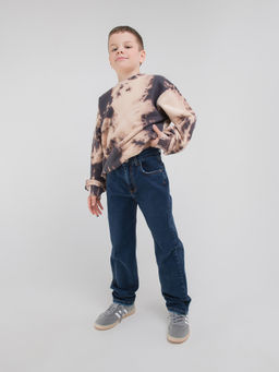 Джинсы прямые Синие 7+ - Bungly фото 3