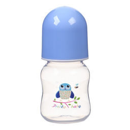 Бутылочка для кормления Крошка Я, классическое горло, от 3 мес., 60 мл., голубая