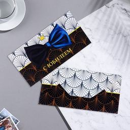 Цена за 10 шт. Конверт для денег С Юбилеем! 17х8,5 см - Simaland фото 2