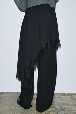 ASYMMETRIC LACE SKIRT ZW COLLECTION - Zara фото 10