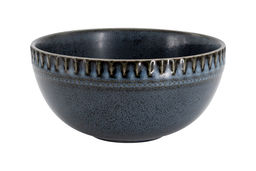 Салатник, 15,5х7,5 см, 850 мл, фарфор P, черно-синий, в крапинку, Black Kitchen