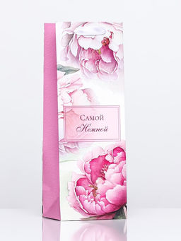 Пакет ламинированный под бутылку Самой нежной,13 х 36 х 10 см - UPAK LAND фото 4