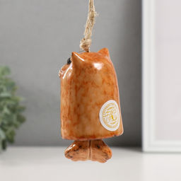 Колокольчик керамика "Рыжий котик" 5,2х5,2х7,4 см