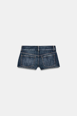 TRF MINI DENIM SHORTS WITH POCKETS - Zara фото 7