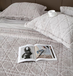 Покрывало декоративное Shinshilla Dori (бежевая платина) - Kazanov.a. фото 3