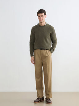 Bisiklet Yaka Erkek Triko Kazak