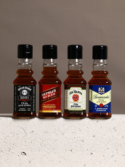 Подарочный набор Для настоящего мужчины, гель для душа во флаконах виски, 4?100 мл