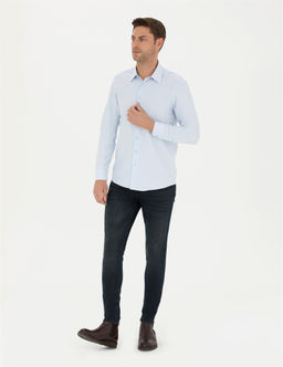 Mavi Slim Fit Uzun Kollu G_mlek - Pierre cardin фото 4