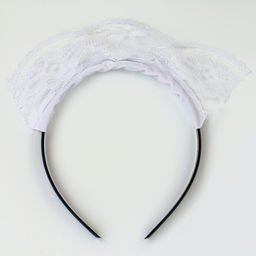 Карнавальный костюм «Горничная», р. 36–46: платье, передник, чулки, ободок, чокер, браслеты 4 шт., трусики