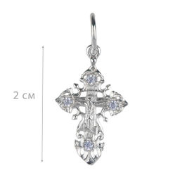 Крест, куб.циркон., ТРК3-268