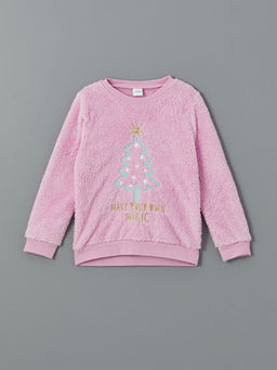 Bisiklet Yaka K?z ?ocuk Pijama Tak?m?