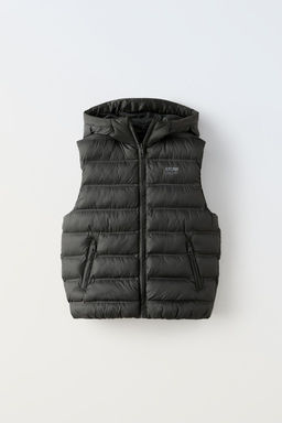 EXTRA LIGHTWEIGHT HOODED GILET - Zara фото 3