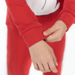 Пижама детская красная медведь ПЖ-1818 (158, 84)