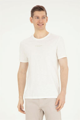 Мужская футболка цвета экрю