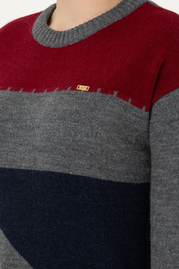 Женский темно-синий свитер с круглым вырезом Неожиданная скидка в корзине - U.s. polo assn фото 7