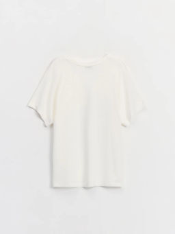 Полупрозрачная футболка прямого кроя ZR2605023423-2 / Zarina