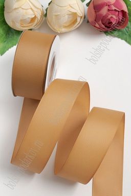 Лента репсовая 4 см*20 ярд "1 сорт" (SF-1349) коричневый №157