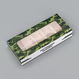 Цена за 3 шт. Коробка складная для 10 конфет 23 Февраля, 9.8?22?3.5 см - UPAK LAND фото 2