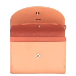 Итальянский женский кожаный кошелек DuDu серии Galapagos | пудровый - Dudubags фото 4