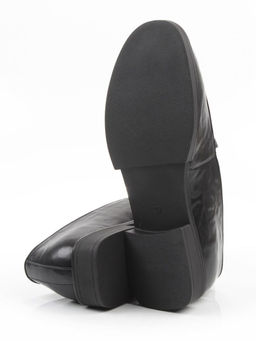 03-DLG13-2 BLACK Лоферы женские (натуральная кожа)