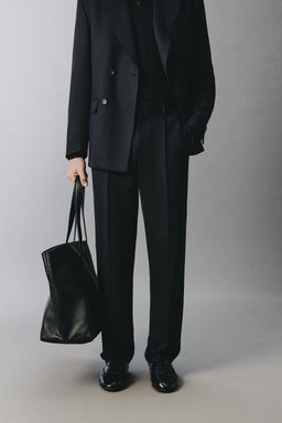 REGULAR FIT SUIT TROUSERS - Zara фото 2