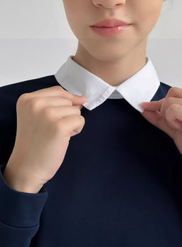 CRB wear/CWJG 63614-41 Джемпер для девочки,темно-синий/Ex.Cherubino  фото 5