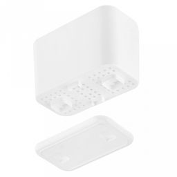 Сушилка для столовых приборов пластмассовая "Смарт" 15,7х8,7х11,1см, белый (Россия)