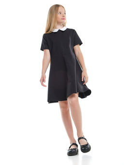 Платье для девочки в школу с воротником 22-7662 черный - Mini maxi фото 16