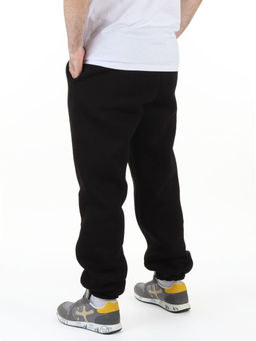 BC 05 BLACK Брюки спортивные утепленные мужские (50% хлопок, 50% полиэстер)