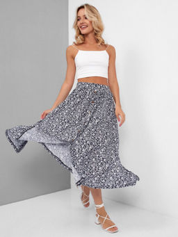 Юбка Вероника (темно-синий) - Nadi bordo фото 5