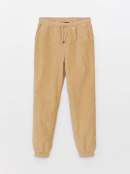 Beli Lastikli Basic Kadife Erkek ?ocuk Jogger Pantolon