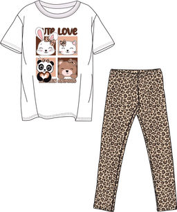 Футболка+легинсы 2ДДР5705001н