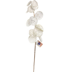 Цена за 2 шт. Искусственные цветы "FLOWERS GLAMOUR" 80см Ветка декоративная белая