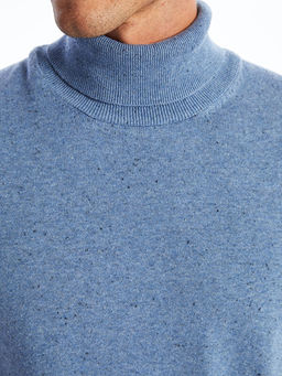 Bal?k?? Yaka Uzun Kollu Erkek Triko Kazak