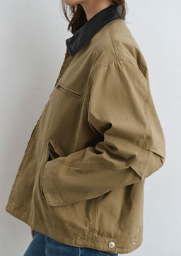 Yaka Detayl? Ceket - Mavi фото 6