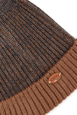 Мужской антрацитовый меланжевый берет Неожиданная скидка в корзине - U.s. polo assn фото 3