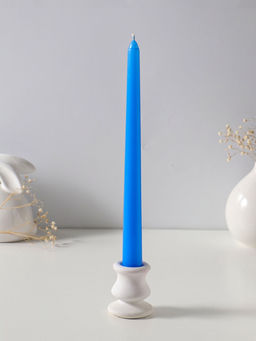 Цена за 2 шт. Свеча античная 25 см (набор 2 шт) 58 гр, 7 ч, цв. синий