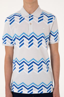 Erkek Regular Fit Polo Yaka A__k Gri Ti__rt Sepette S_rpriz _ndirim - U.s. polo assn фото 6