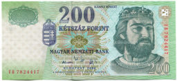 Банкнота 200 форинтов 2006 года Венгрия