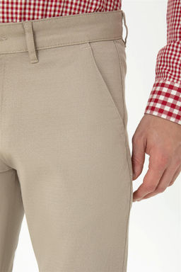 Мужские темно-бежевые брюки из плотной ткани/чиносы Неожиданная скидка в корзине - U.s. polo assn фото 6