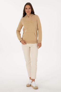 Kad_n Kum _ardonlu Kap__onlu Basic Sweatshirt - U.s. polo assn фото 4