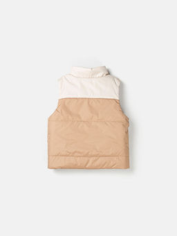 Жилет стеганый на молнии двухсторонний Беж - Bungly фото 6