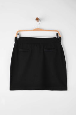 Siyah Ottoman Esnek Mini Orme Kalem Etek TWOAW26ET00106 - Trendyolmilla фото 5