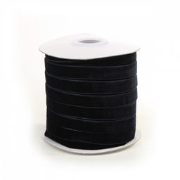 Лента бархатная арт.TBY10VR54 нейлон шир.10мм цв.т.синий уп.22,86м (1м)