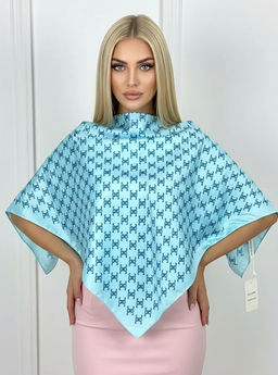 K13572 Платок (90/90см шелк) МУЛЬТИЦВЕТ_09