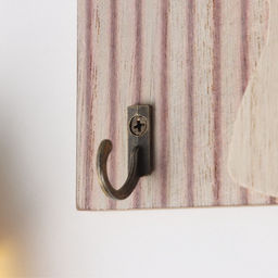 Настенные крючки декоративные Абстракция с цветком, дерево, 1.5?19.5?23.5 см