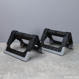 Упоры для отжиманий складные Woohooo Push-up bars I / комплект 2 шт + коробка / черный