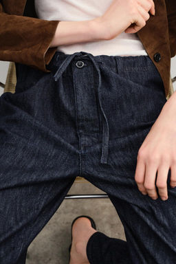 ZW COLLECTION STRAIGHT-LEG MID-RISE JEANS - Zara фото 5