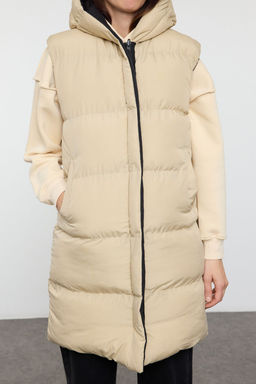 Trendyolmilla Siyah-Vizon Regular Yelek TWOAW25YE00109 фото 4