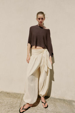 JERSEY CAPA CORTO PUNTO / Marr?n - Zara фото 9